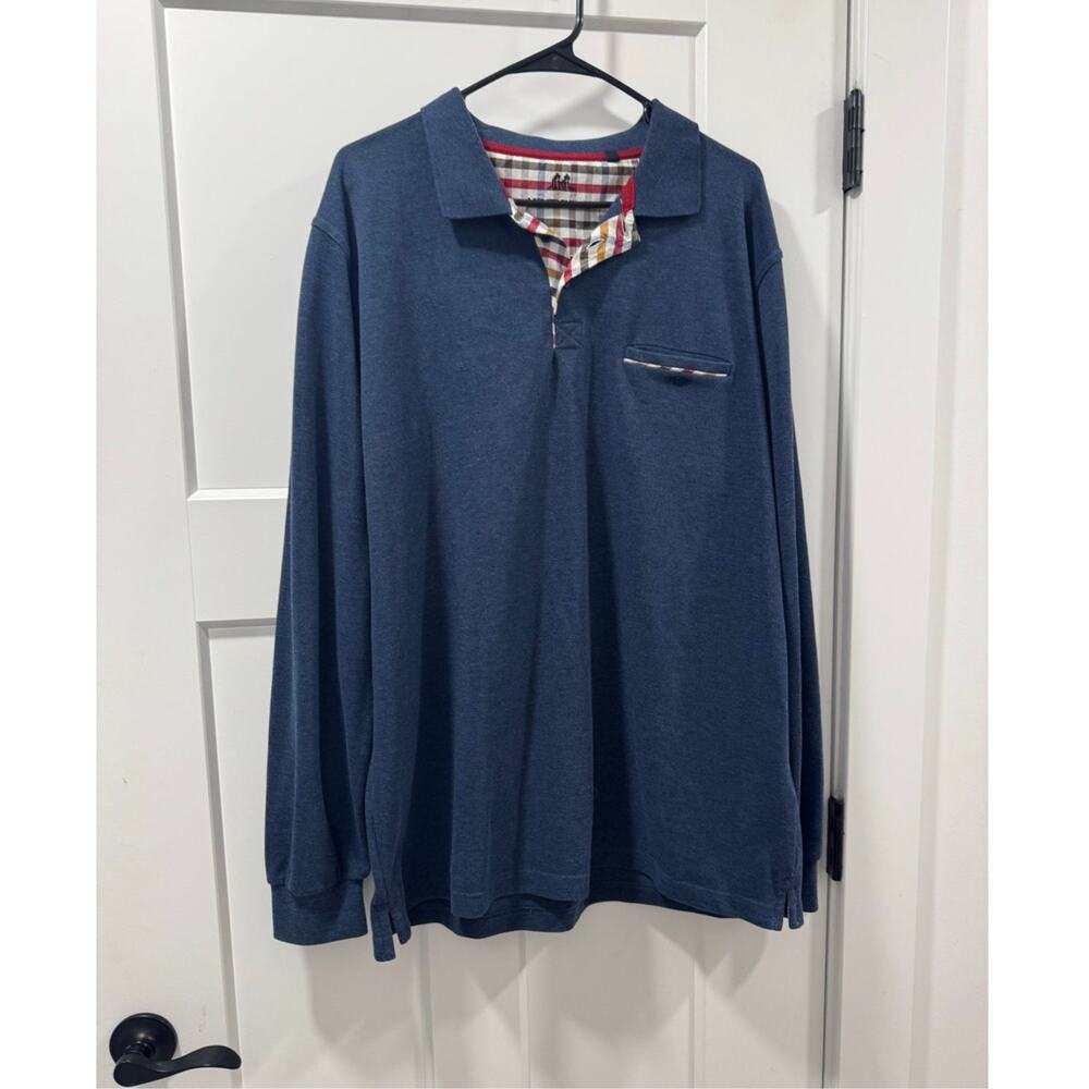 montechiaro button down pocket Long sleeve  3XL made in Italy